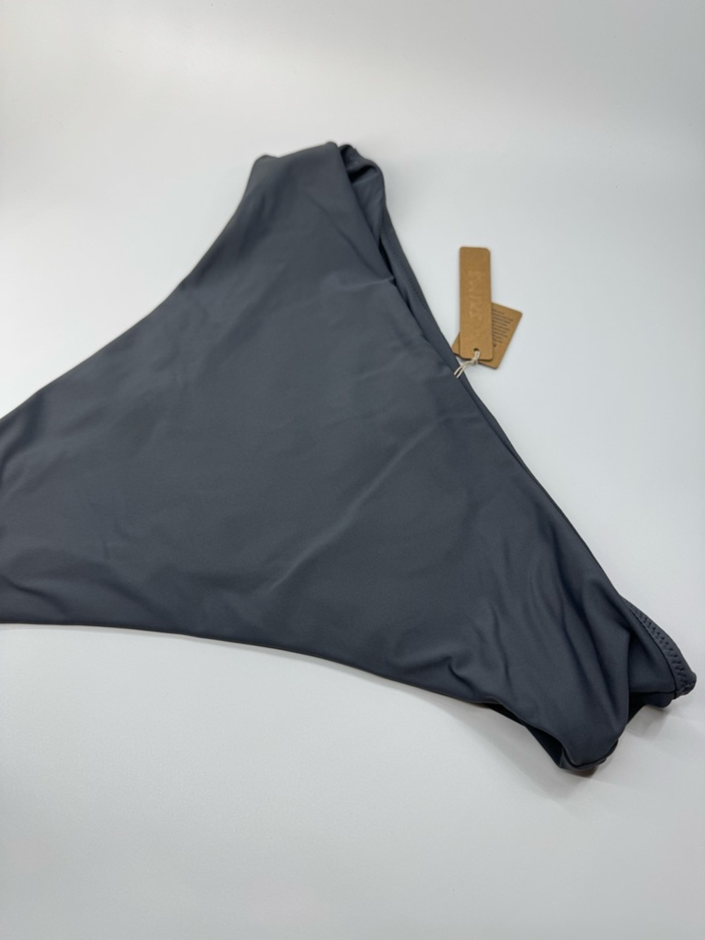 Skims Recycled Swim Mid Waist Bottom Gunmetal XL NWT - Picture 6 of 9